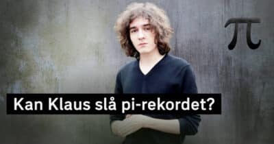 Kan Klaus slå pi-rekordet?