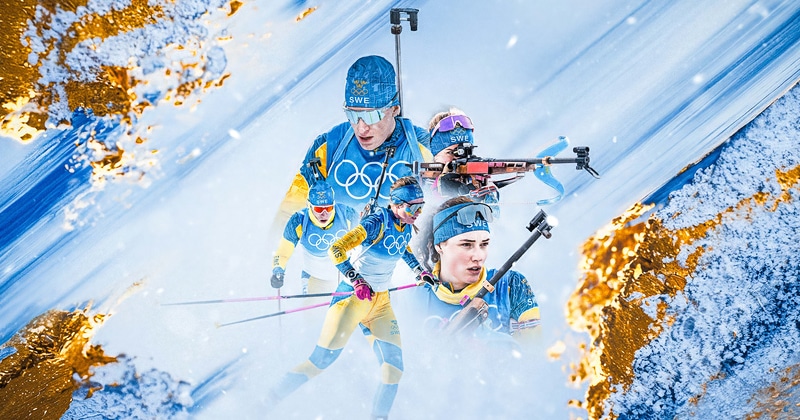 Skidskytte OS 2026 Live streaming TV4 Play