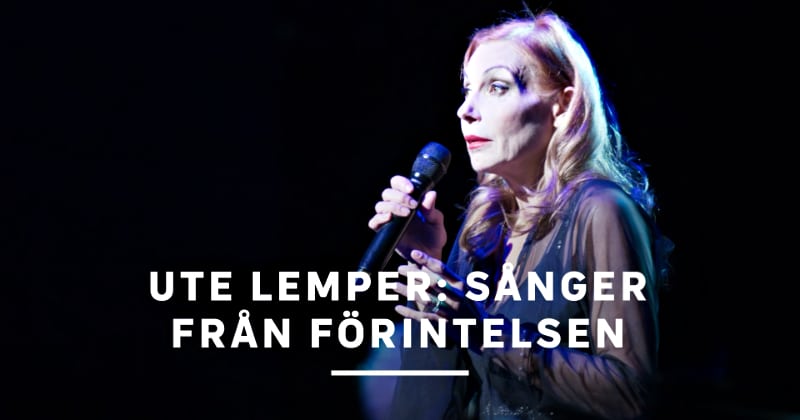 Ute Lemper: sånger från Förintelsen på SVT Play streama