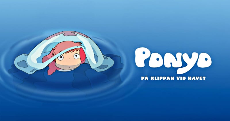 Ponyo på klippan vid havet på SVT Play streama