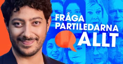 Jimmie Åkesson först ut i ”Fråga partiledaren allt!” tisdag 5 maj