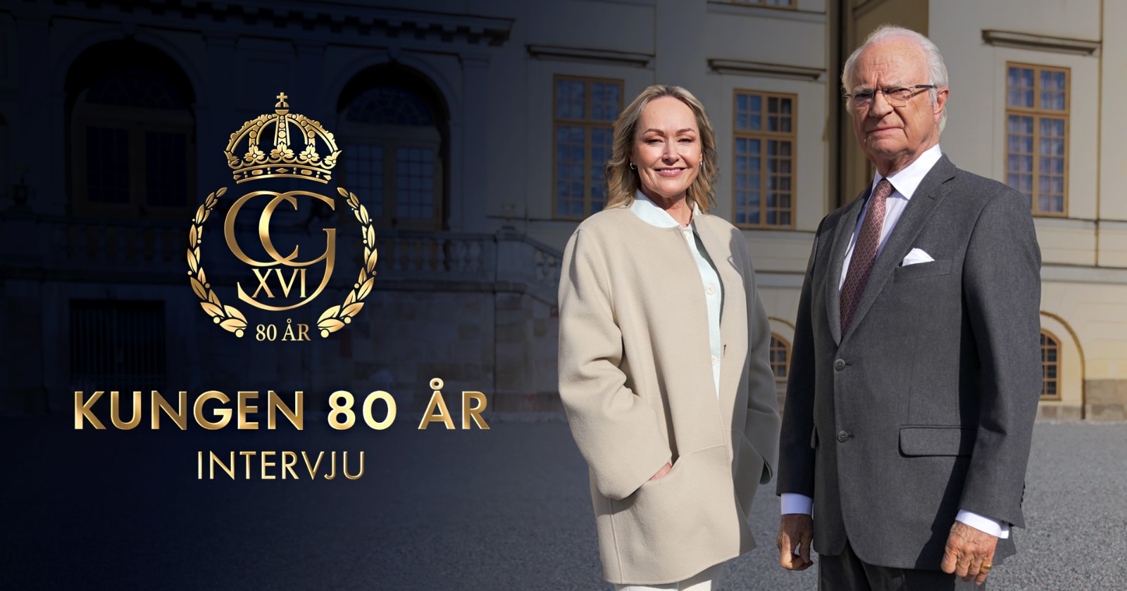Kungen 80 år - intervju på SVT Play streama