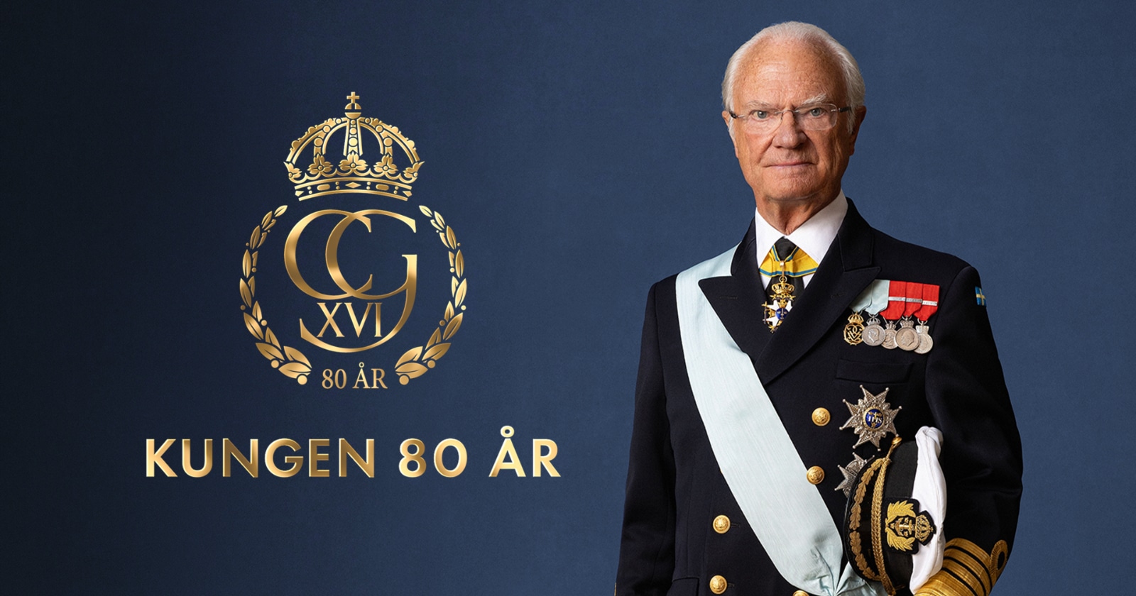 Kungen 80 år på SVT Play stream