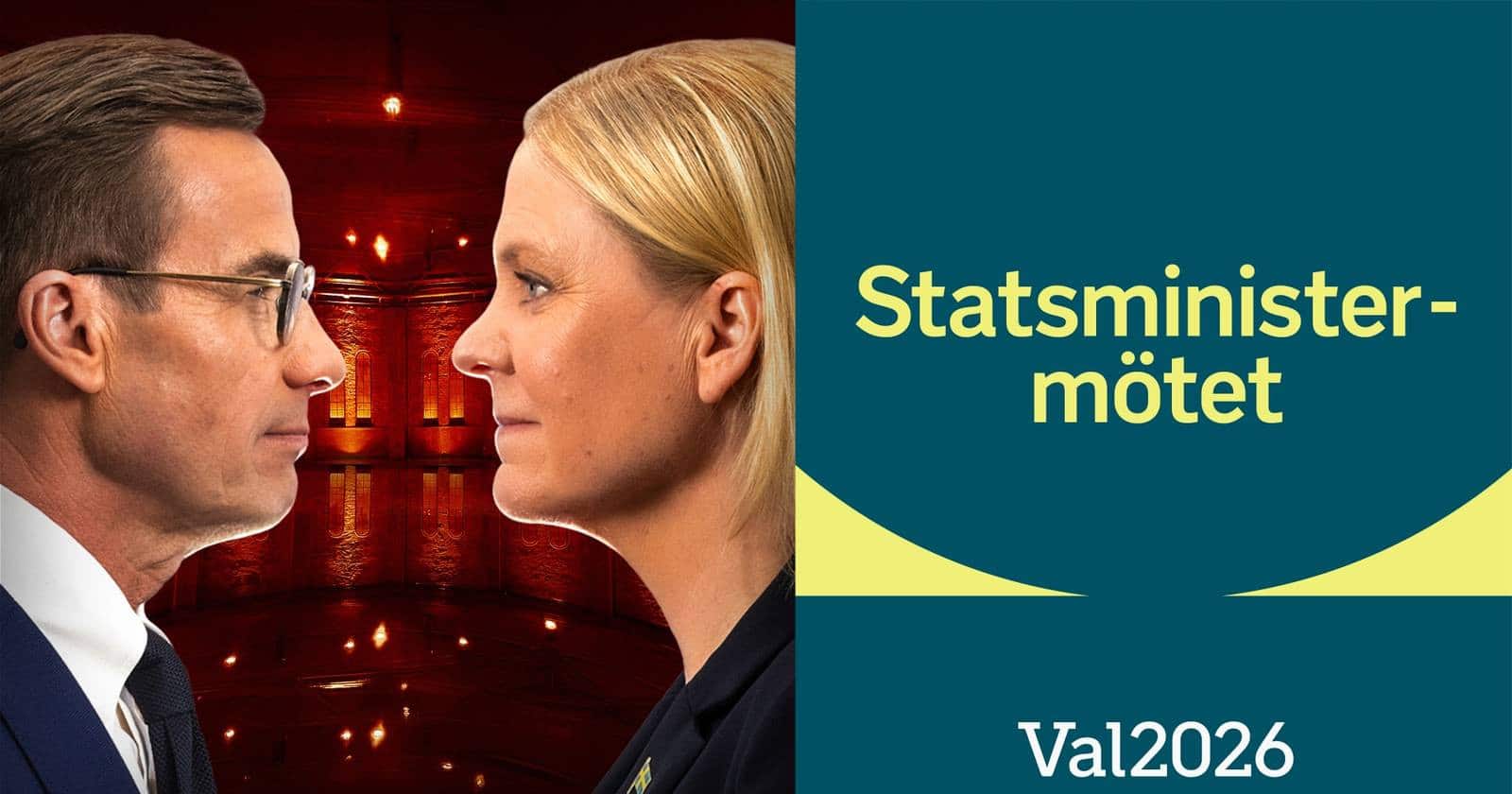 Val 2026: Statsministermötet på SVT Play