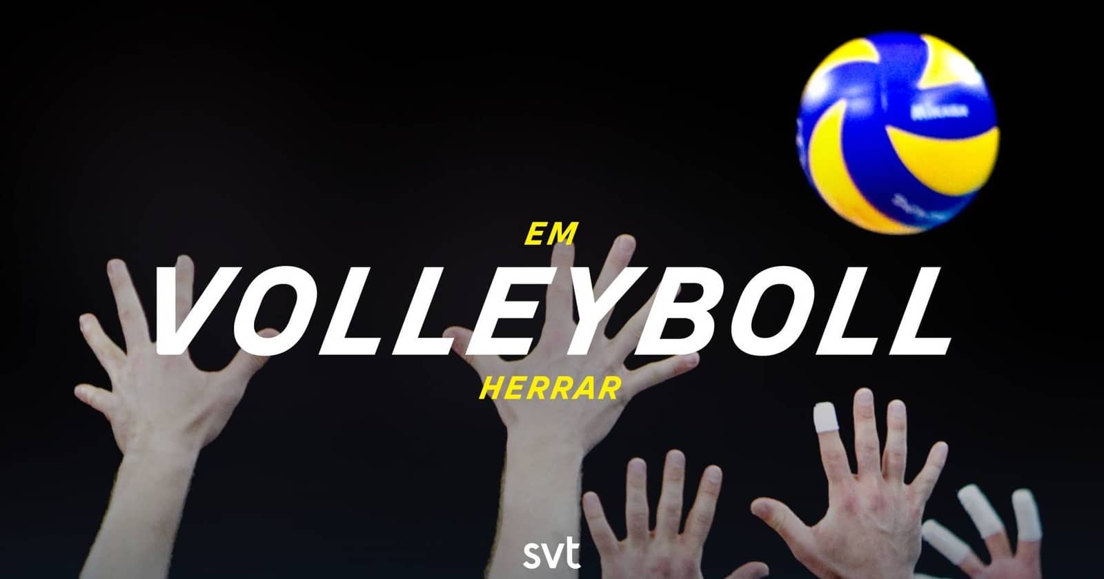 Volleyboll: EM på SVT Play