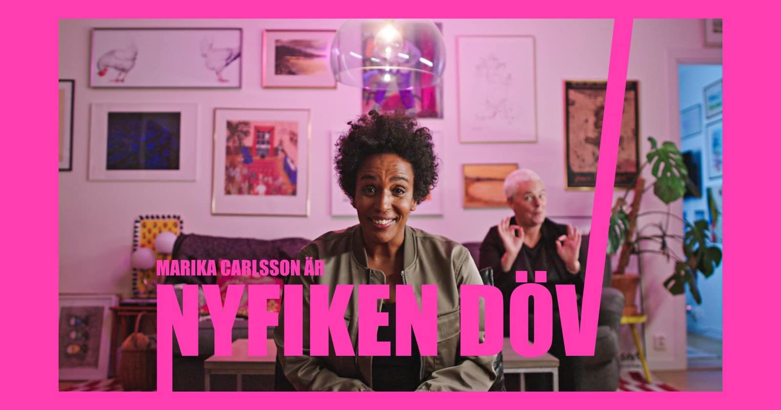 Marika Carlsson är nyfiken döv på SVT Play